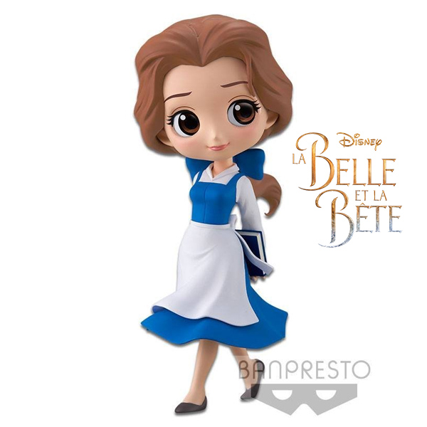 Disney Characters Q Posket Belle Paysanne Style Blue Ver 14cm